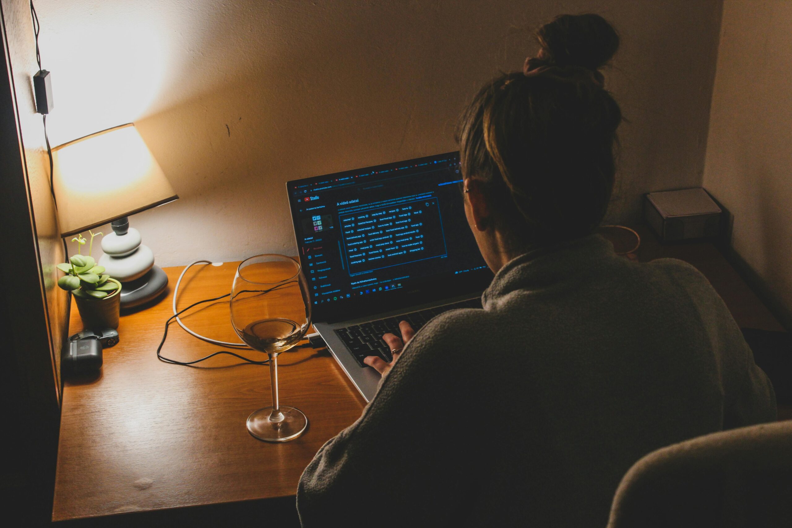 women working late